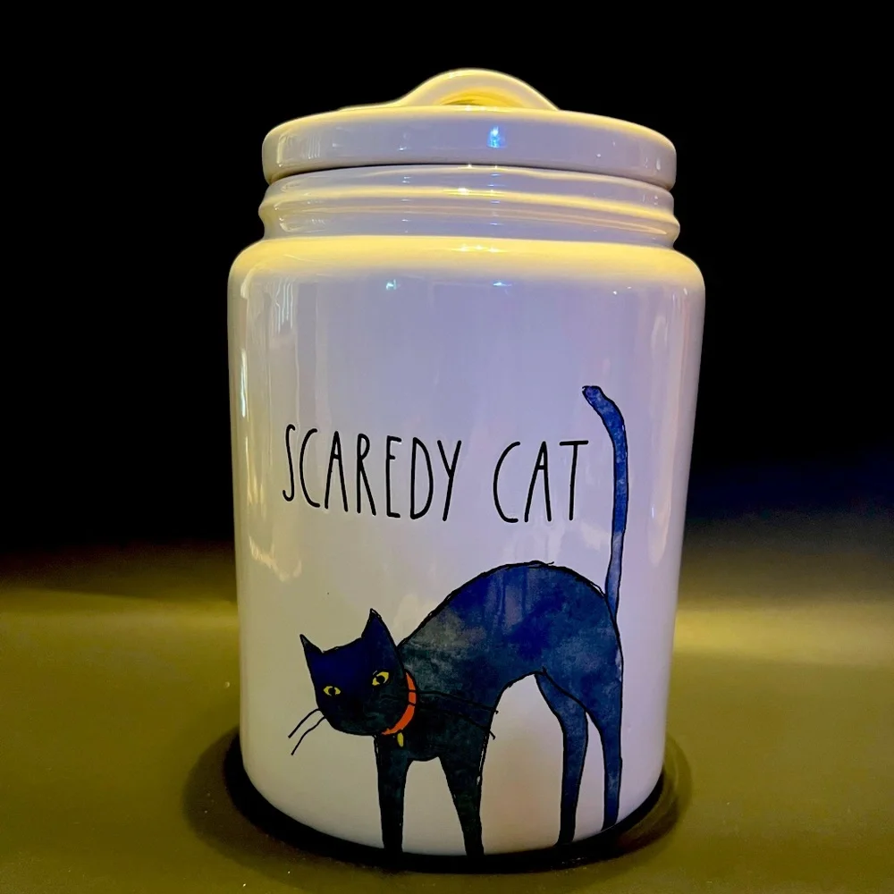 Rae Dunn Scaredy Cat Canister
